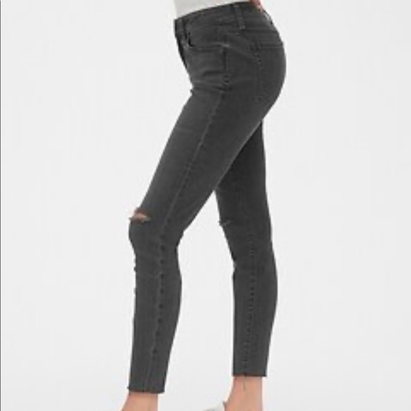 gap mid rise curvy true skinny jeans